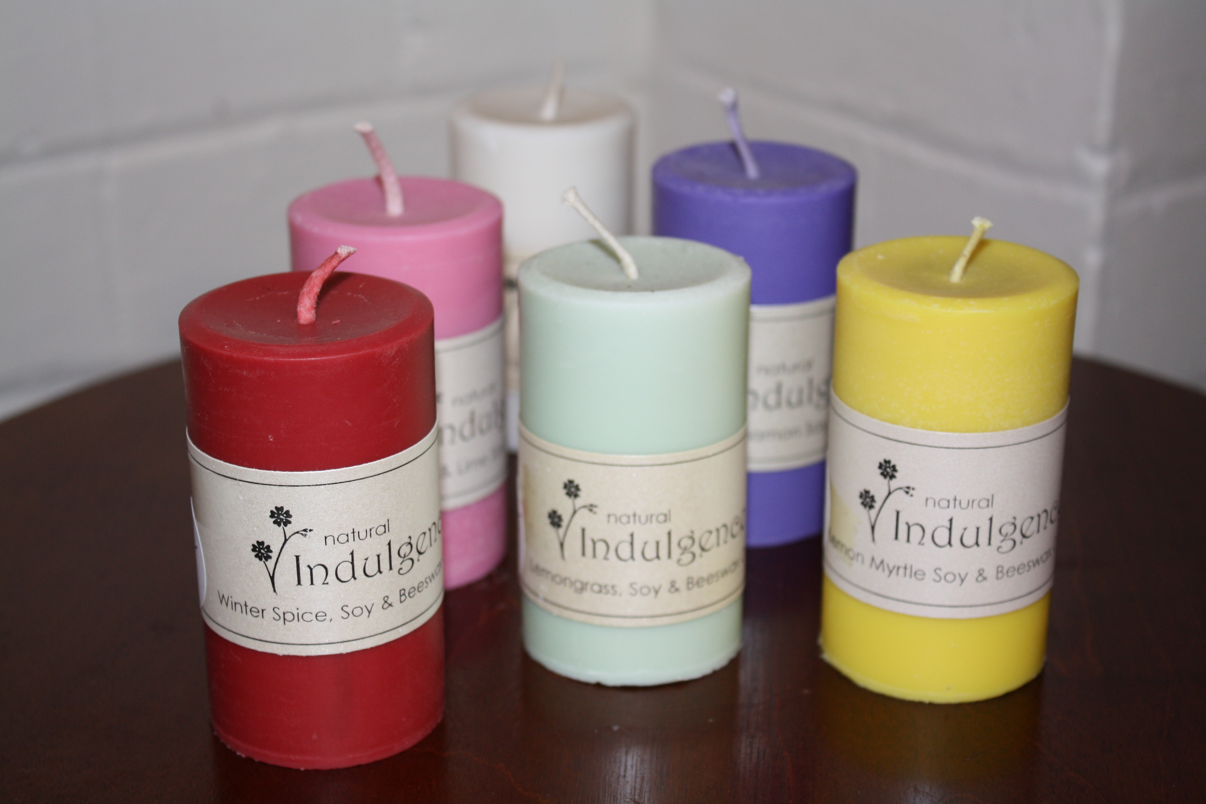 soy pillar candles
